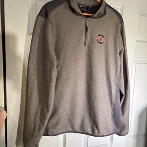 Under Armour Carolina Gamecocks Quarter Zip Pullover Sz Large